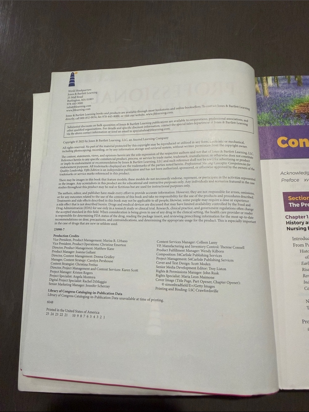 “Professional Nursing Concepts” (5th Ed.). (Paperback) - Picture 2 of 3